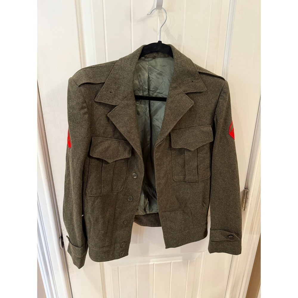 Women's Military Style Coat Pea Coat Size M Medium Jacket
